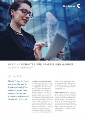Gleiche Gehälter für Frauen und Männer