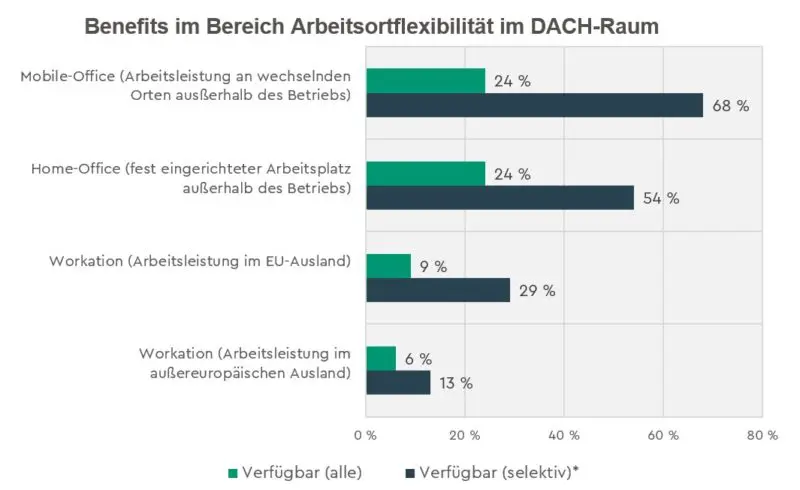 Benefits Survey 2023 Arbeitsortflexibilitaet