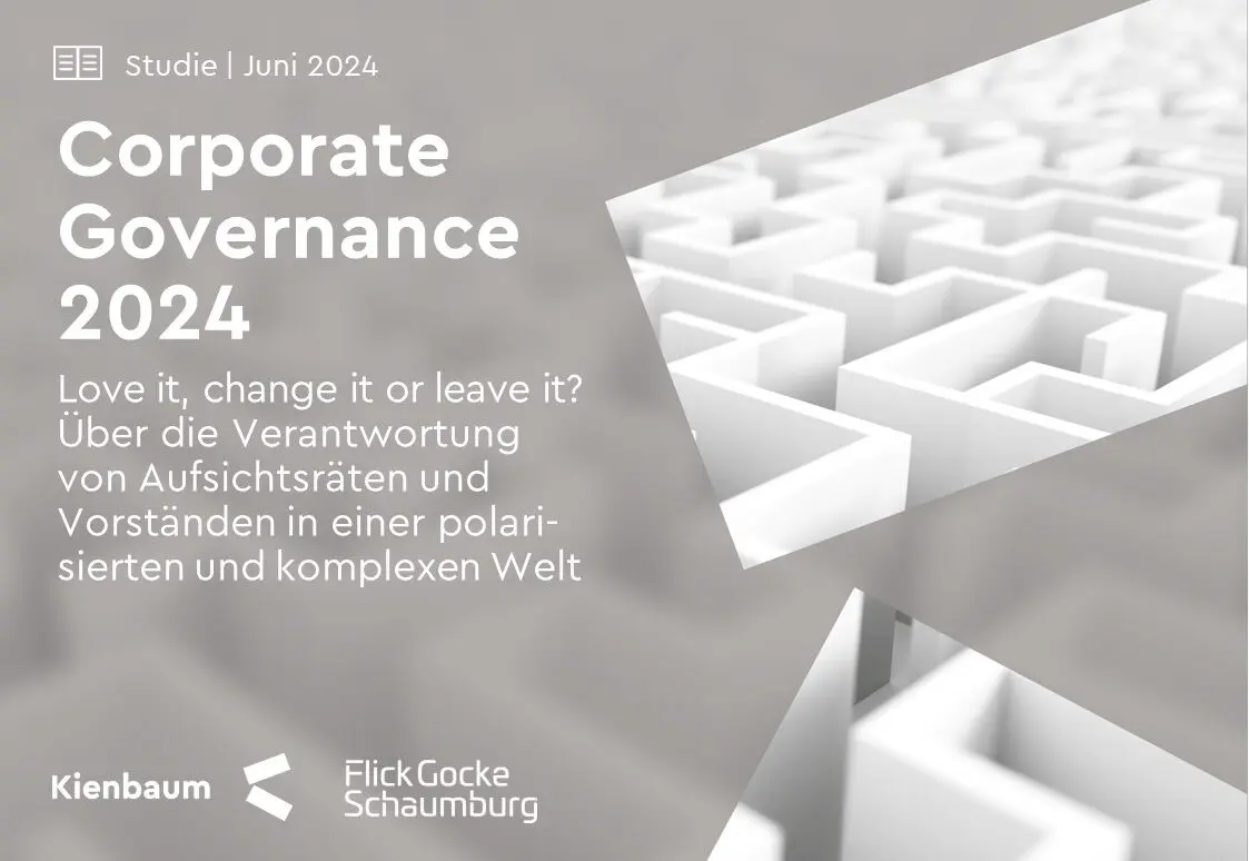 Corporate Governance 2024 Studie