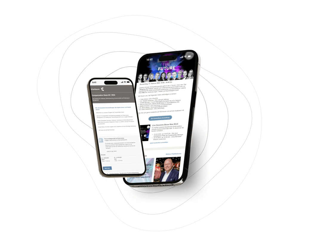 Jetzt Kienbaum Newsletter bestellen