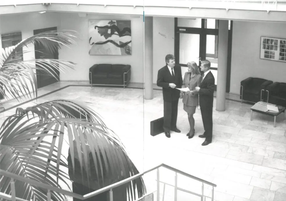 Kienbaum Eingangshalle 1990