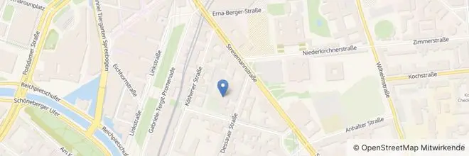 Kartenscreenshot vom Standort von Kienbaum Berlin