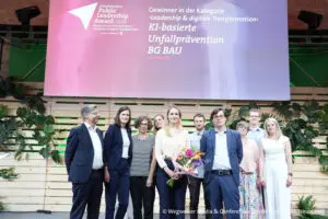 Public Leadership Award 2024: Gewinner in der Kategorie "Leadership & Digitale Transformation": KI-basierte Unfallprävention von der BG Bau